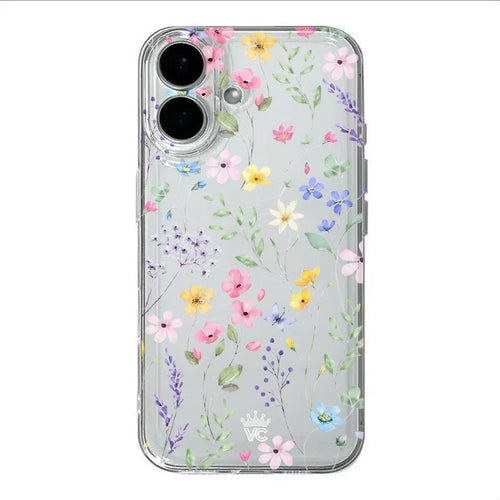 Colorful floral pattern suitable for Apple 17 Pro Max full wrap case, iPhone 15/14/12/13 shockproof xsm